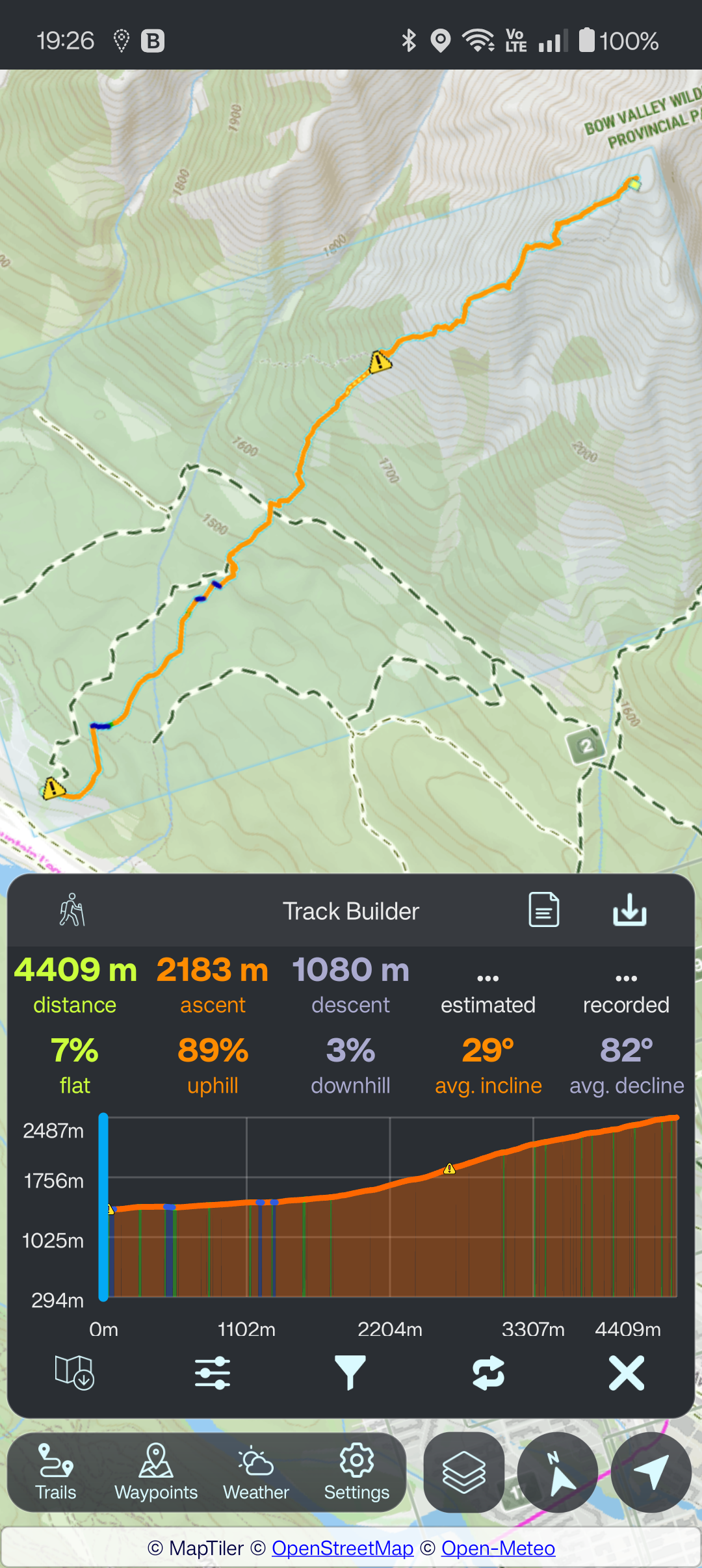 Track Filter Result
