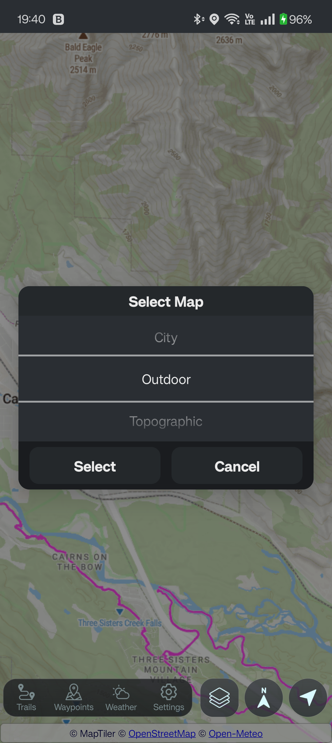 Map Selection
