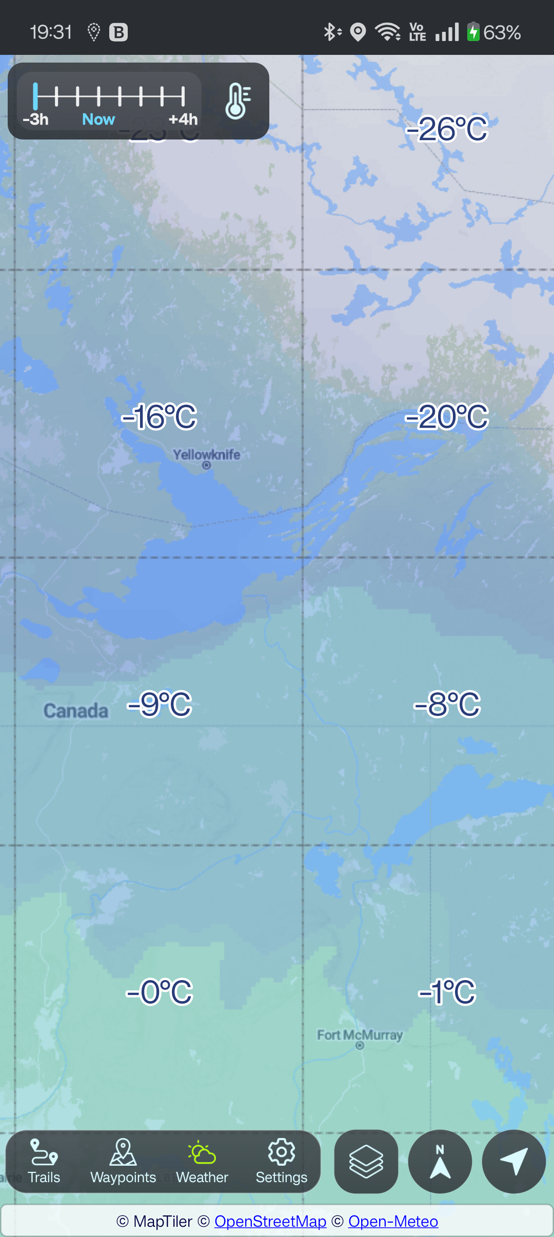 Temperature Overlay